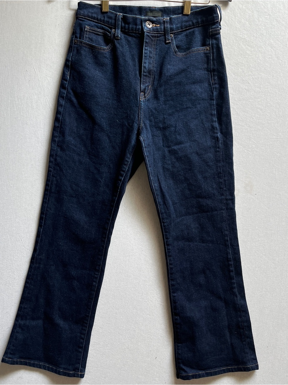 Uniqlo Dark Blue Straight-Leg Denim Jeans Size 6